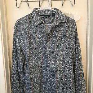 Perry Ellis Patterned Button Down